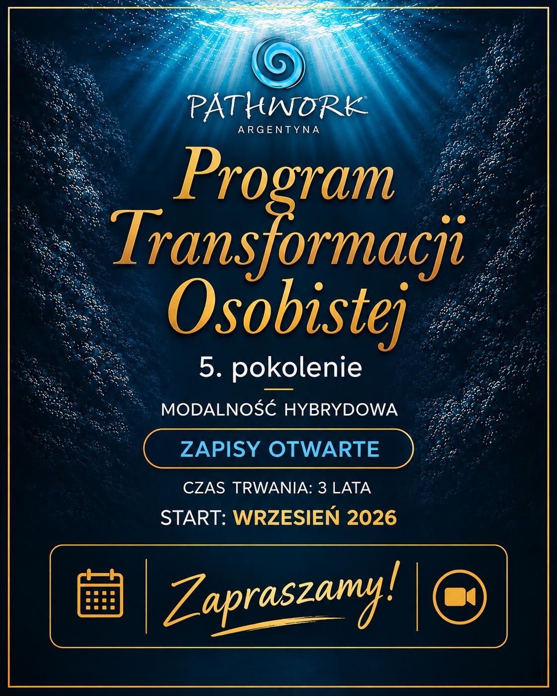 Program Transformacji Osobistej Pathwork — 5. pokolenie, modalność hybrydowa, zapisy otwarte, start wrzesień 2026